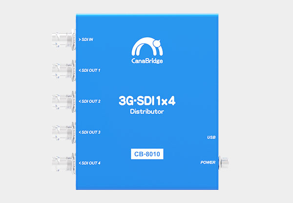 3G-SDI 1×4 信号分配放大器